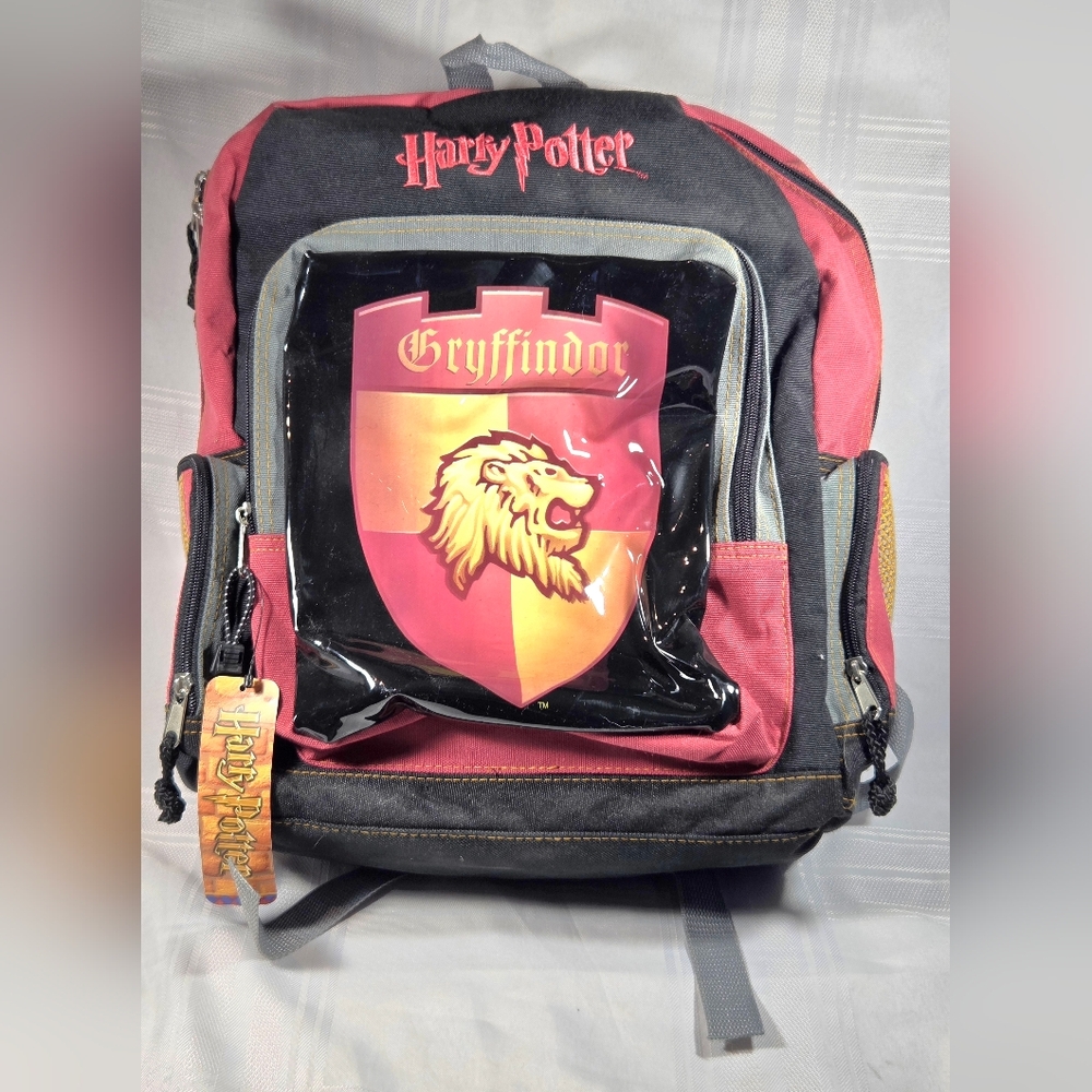 Warner Bros. Harry Potter Gryffindor Red and Black Backpack